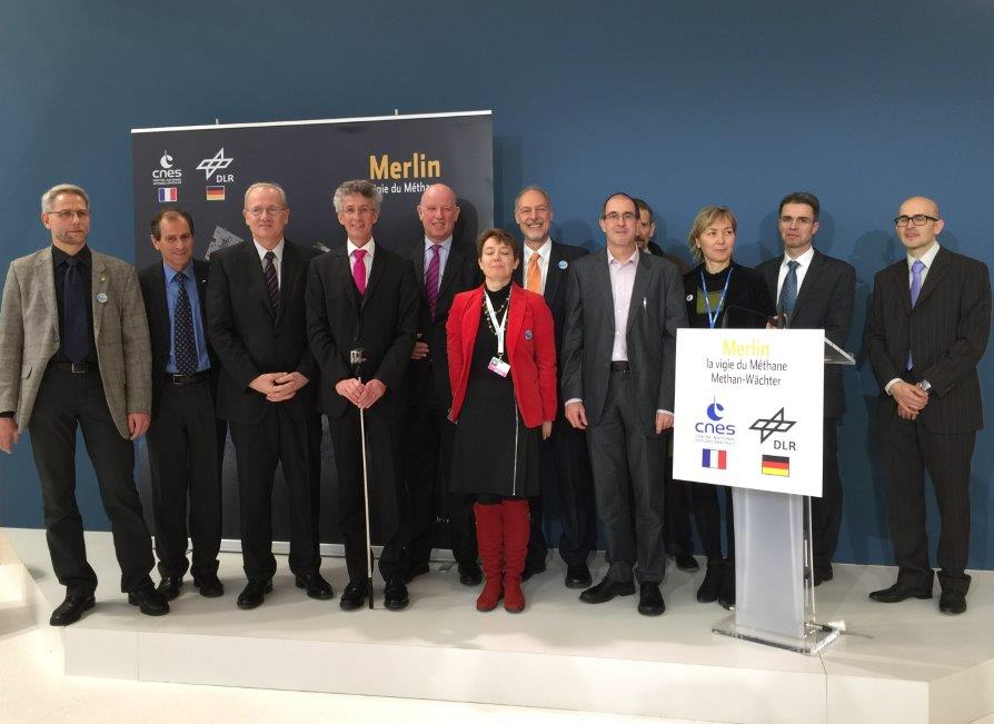 MERLIN-COP21 Members of the French-German Satellite Mission