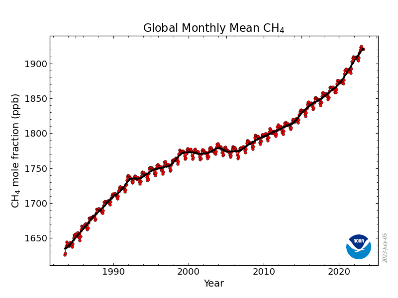 Global methan trend